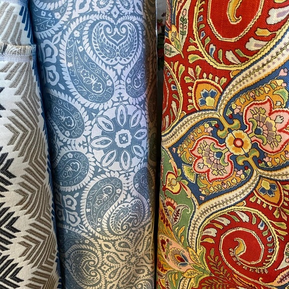 Jay Yang  Kashmir Decorating Fabric in Red - Picture 4 of 9